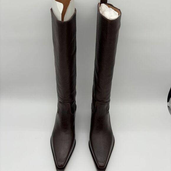 Larroude Florencia Boot In Brown Leather - Picture 2 of 6